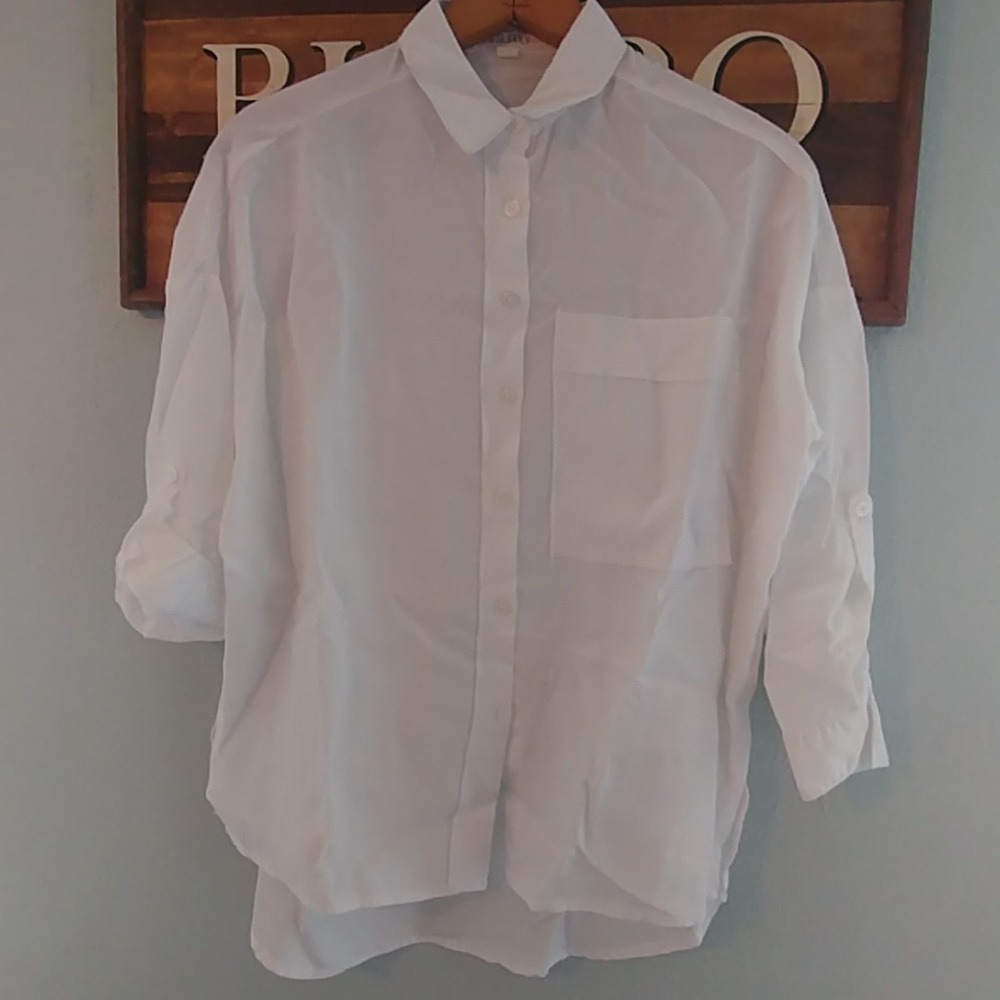 Thread & Supply NEW White Blouse Shirt XS